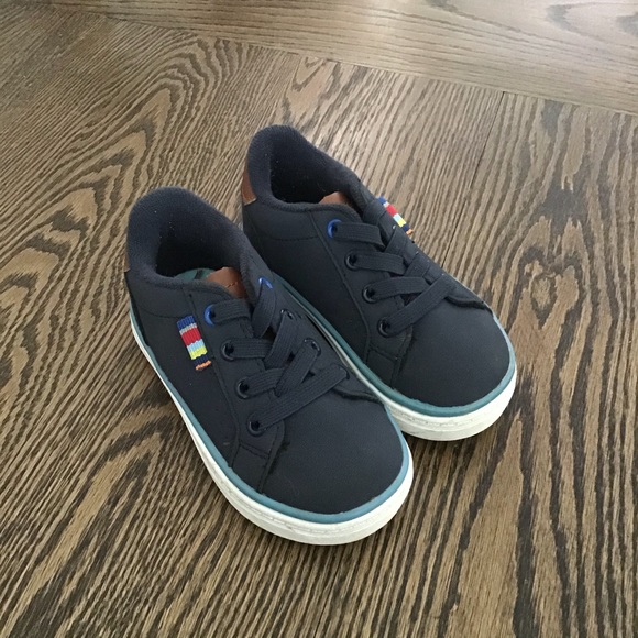 Original Penguin Navy Blue Stretch Lace Sneakers - Picture 1 of 6